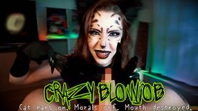 POV 4K CRAZY BLOWJOB Morals OFF. Mouth DESTROYED.