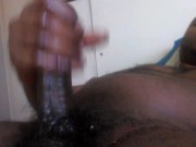 In roomates bed stroking