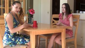 Aften Opal and Everly heated game of Strip Liars Dice