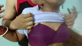 Indian Girlfriend Sonia Full Hot Romantic Sex In Tshirt and Shorts with Her Boyfriend