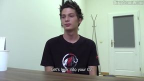 Curved Cock Cutie Gets Fucked at Dirty Scout Audition