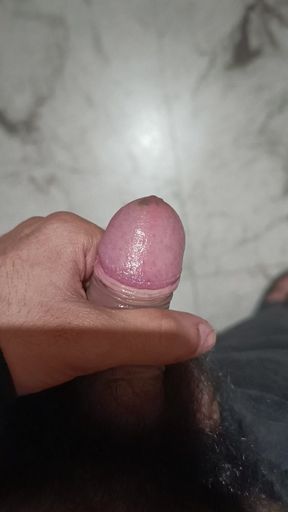 Cumshot in Condom After Masturbation