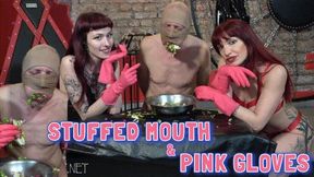 LADY SCARLET - STUFFED MOUTH AND PINK GLOVES hd