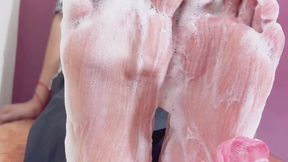Tickle Time After Cleaning! From Dirty to Clean Beautiful Feet! | Beautiful Indian Feet: Wash, Shine & Ticklish Fun