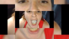 Slut Goes on a Cum Swallowing BINGE at Adult Bookstore