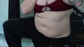 Chubby Stomach close up working out MP4 1080 SIlent