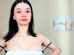Amateur Webcam Teen Flashes Masturbates