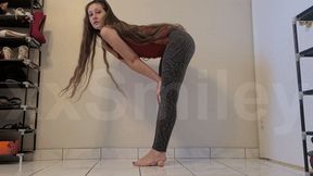 Stomping on your penis