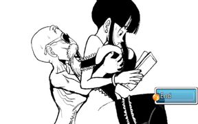 Horny DBZ student with biggest ass and tits