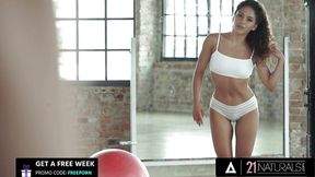 21 NATURALS - Pretty Latina Liv Revamped Trades Downward Dog for Hard Anal Fuck