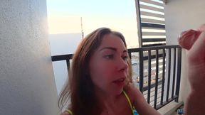Teen girl gets rough anal&#x1F44C; in hotel room with face fucked