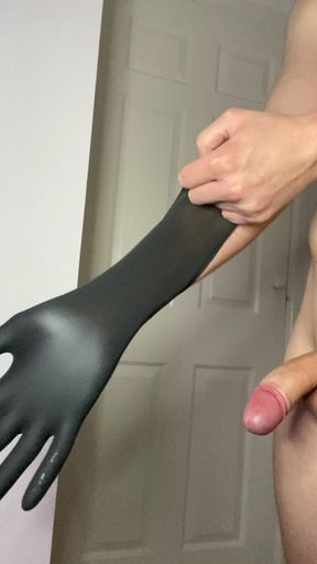 Latex glove and zentai Dressing (Short)