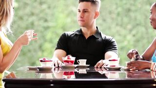 Thick Dicked stud Brad Takes on Seductive Micky Muffin and Ebony Zaawaadi