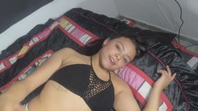 Horny Roommate Gets Footjob Then Rides My Cock Hard - Petite Sky Explosion