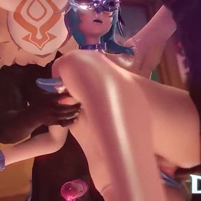 Eula After Dark Party Full Movie - Genshin Impact Hentai 3D Dragk 60 Fps Hilichurl BBC Churled