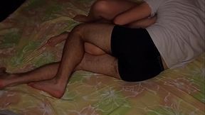 Hot hottie with big breasts cumming to romantic music