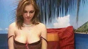 Ginger webcam beauty with huge milky juggs set my loins afire