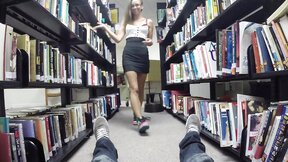 Smart chick is sucking fat dick