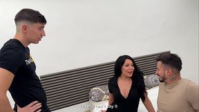 DP Anal Threesome Creampie with Big Ass Brunette Beauty Lola Bratz and Naughty English Teacher