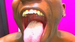 Santhy sucking his finger