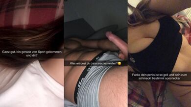 German Gym Girl wants to fuck old friend on Snapchat