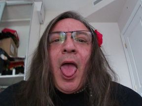 Old fag CD sissy dressing up for some solo fun in the afternoon