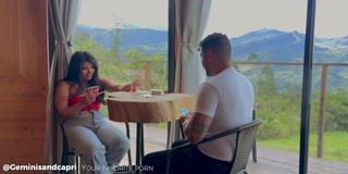 I play cards with a beautiful Latina and lose a pair so I can fuck her.