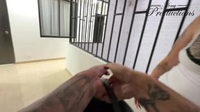 Grateful MILF swallows big cock in gratitude