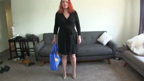 Fembot Pantyhose Sales womans Demonstration 1