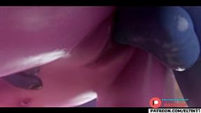 Cave Fuck &mdash;  Creampie &mdash;  3D Elf Sex - Steamy Warcraft Hentai 4K 60FPS
