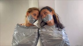 Mummified Besties Panty Hooded By Prince Charming! (low res mp4)