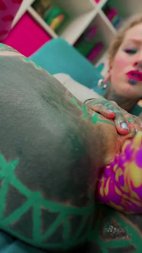 Unforgettable moment from &quot;Anal Solo for Skinny Tattoo Girl Dildos and Fuck Her Tiny Asshole&quot;