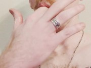 STRAIGHT MAN EATS OWN CUM
