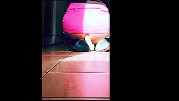 Veronica home alone with big dildo