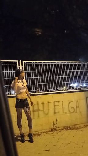 Crossdresser Caught Outdoors