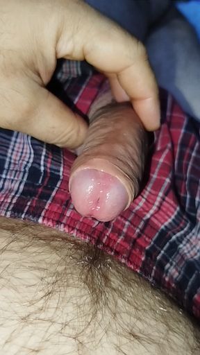 Stroking my dick