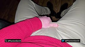 German Stepdaddy Post Work in Leather Shoes Starts Horny Jerking - Phantomgentx