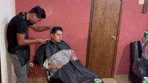 barber shop a domicilio despues de unas chelas follamos