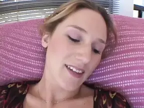 Blonde slut dildoing ass before hard anal sex