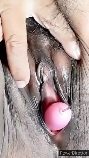 Masturbating My Hairy Pussy! It Feels so Good That I Had an Orgasm!