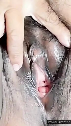 Masturbating My Hairy Pussy! It Feels so Good That I Had an Orgasm!