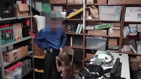 Hot teen 18+ Fucked By Security Guard