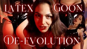 💦 🖤 Latex Goon De-Evolution 🌀❤️‍🔥