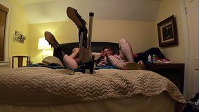 Crossdresser Bailey Wilde Fucked by Sex Machine Missionary