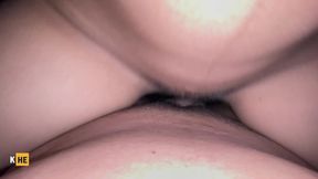 Divorced redhead beauty moans loudly during homemade blowjob and handjobs