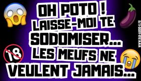 Are you well-well-prepped to offer your ass to your hetero mate? / French Pornography Audio
