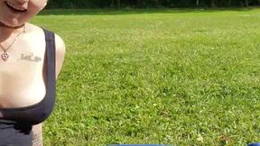 Masturbating at the park