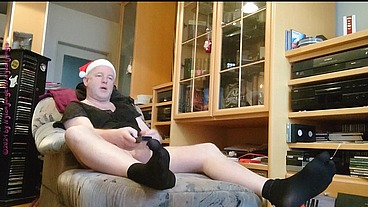 Nylonjunge schaut Privaten Clip - Weiße FSH -