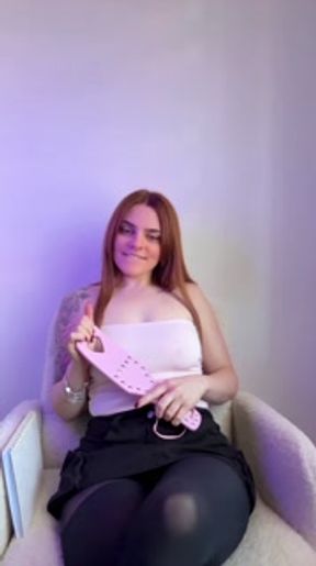 Slutty British Therapist Gives You JOI