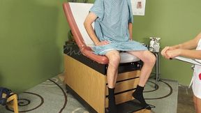 naughty nurse, charli shay, sucks patient s cock for semen sample charlishay.com long version with cumshot red